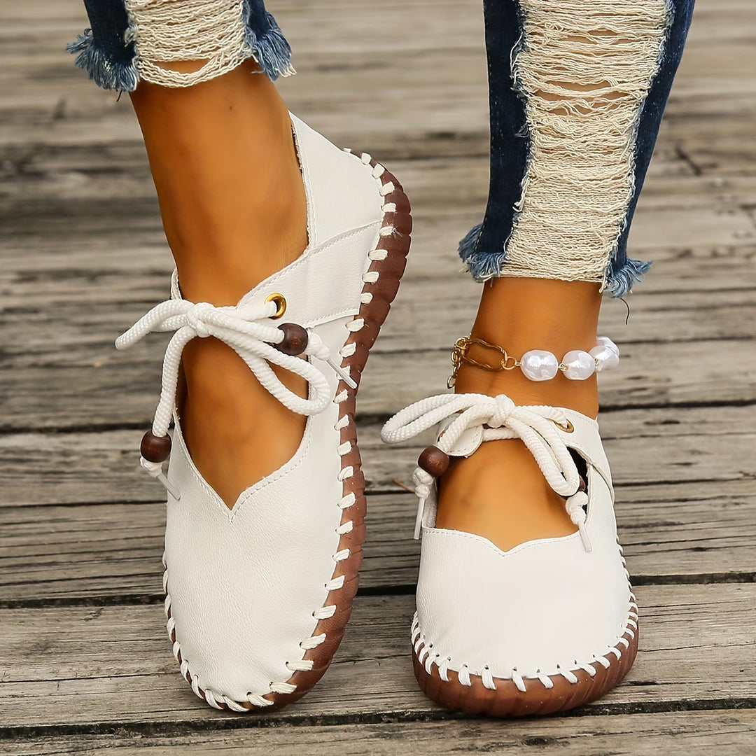 Keziah | Stylish Retro Shallow-Cut Flat Shoes