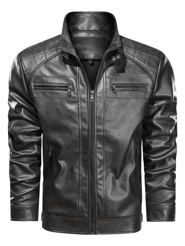 Rafael | Zip-Up Biker Jacket