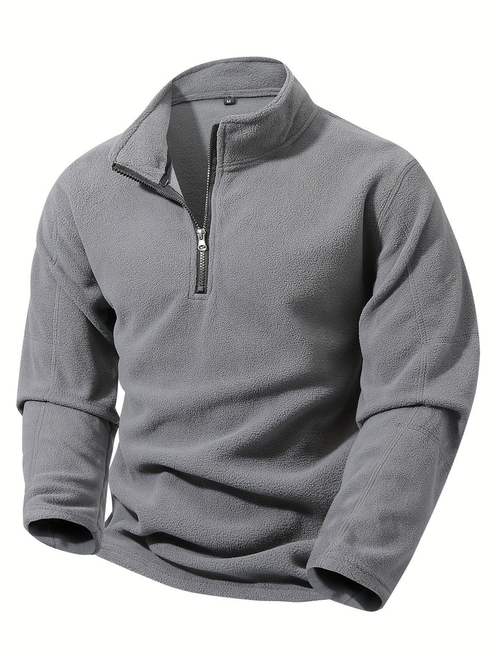 Fraser | Stand-Collar Half-Zip Pullover