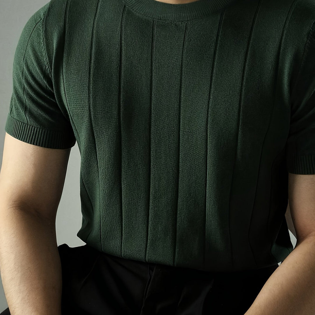 Julian | Ribbed Short-Sleeve Top