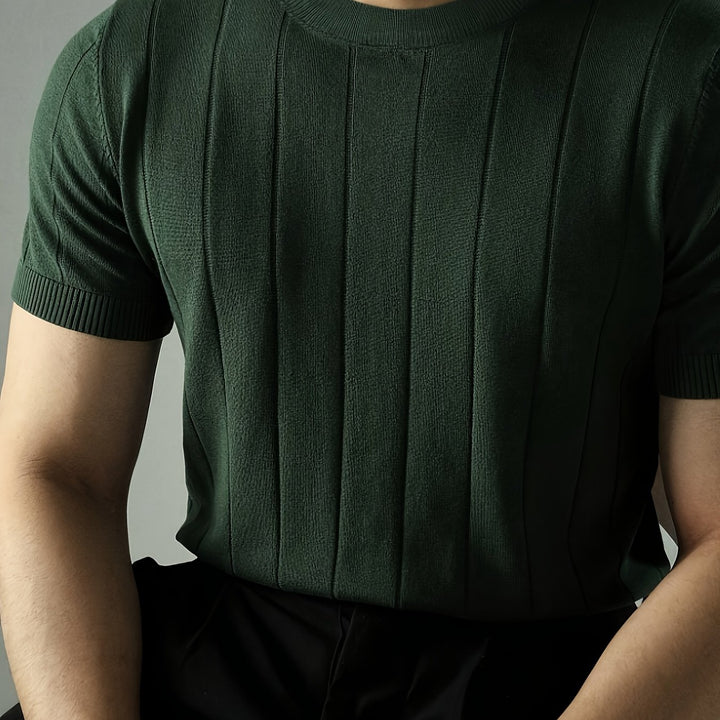 Julian | Ribbed Short-Sleeve Top