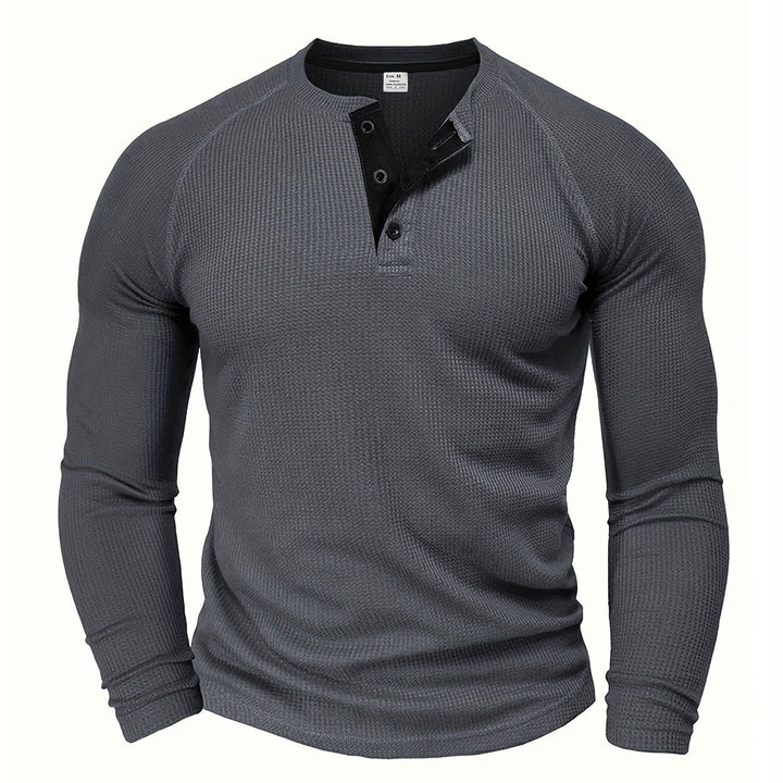 Tobias | Refined Button-Placket Henley Top