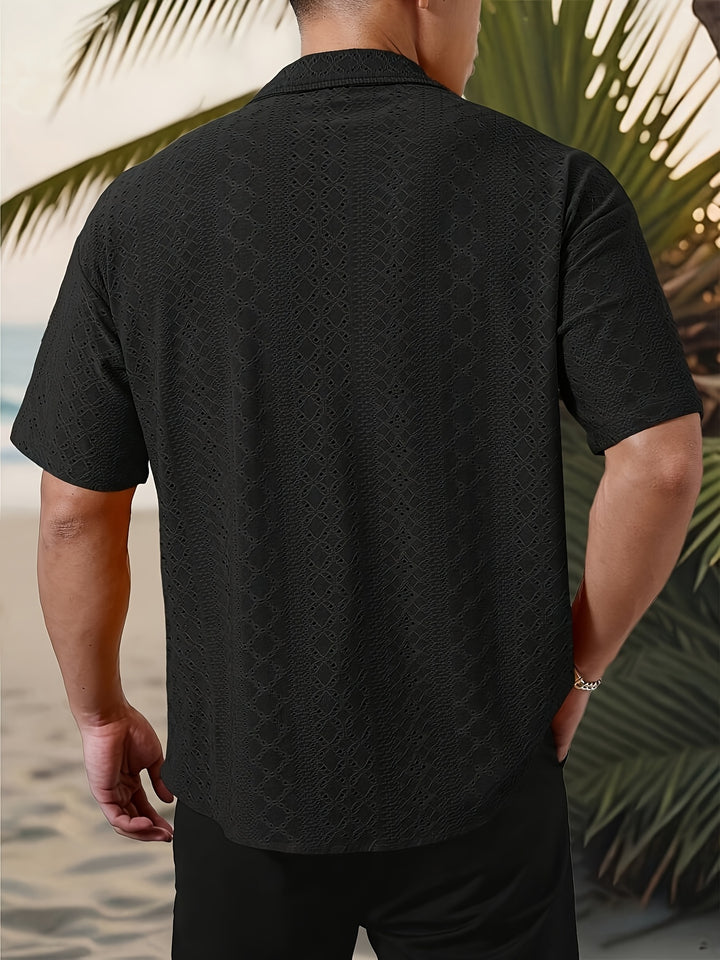 Rhett | Textured Short-Sleeve Casual Shirt