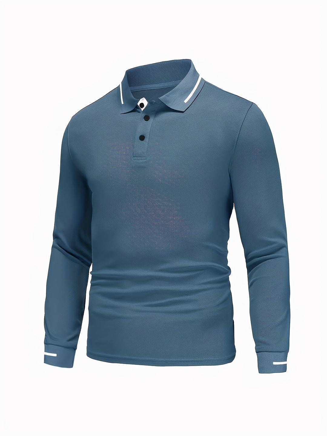 Reginald | Refined Long-Sleeve Polo Shirt