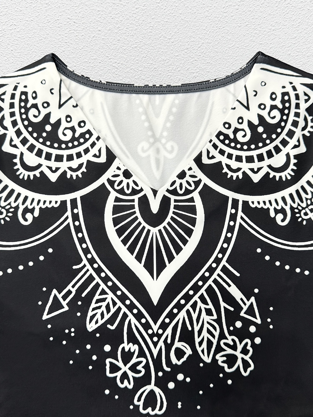 Rosalyn | Ornate Print A-Line Maxi Dress