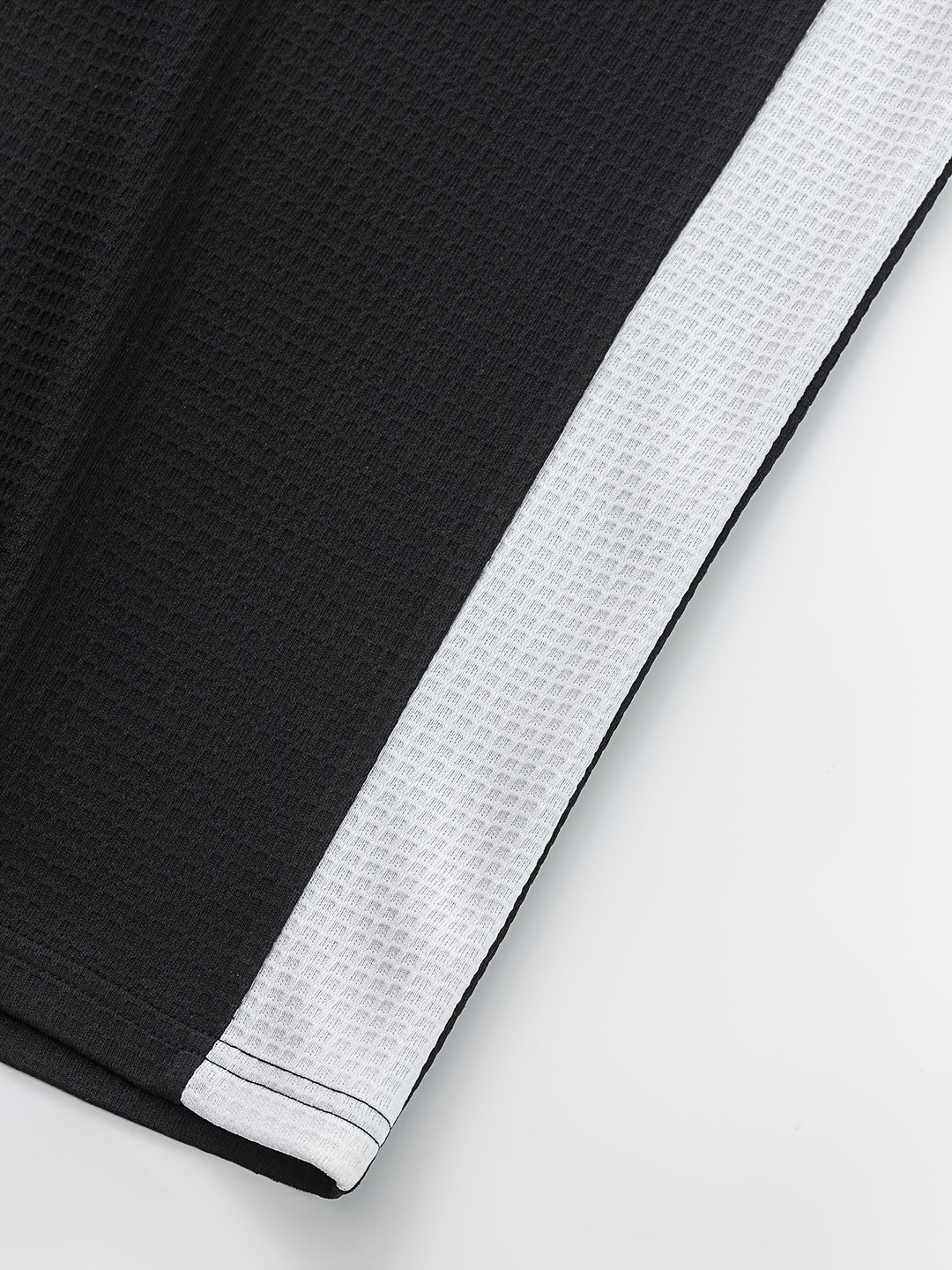 Sawyer | Textured Contrast Henley Shirt