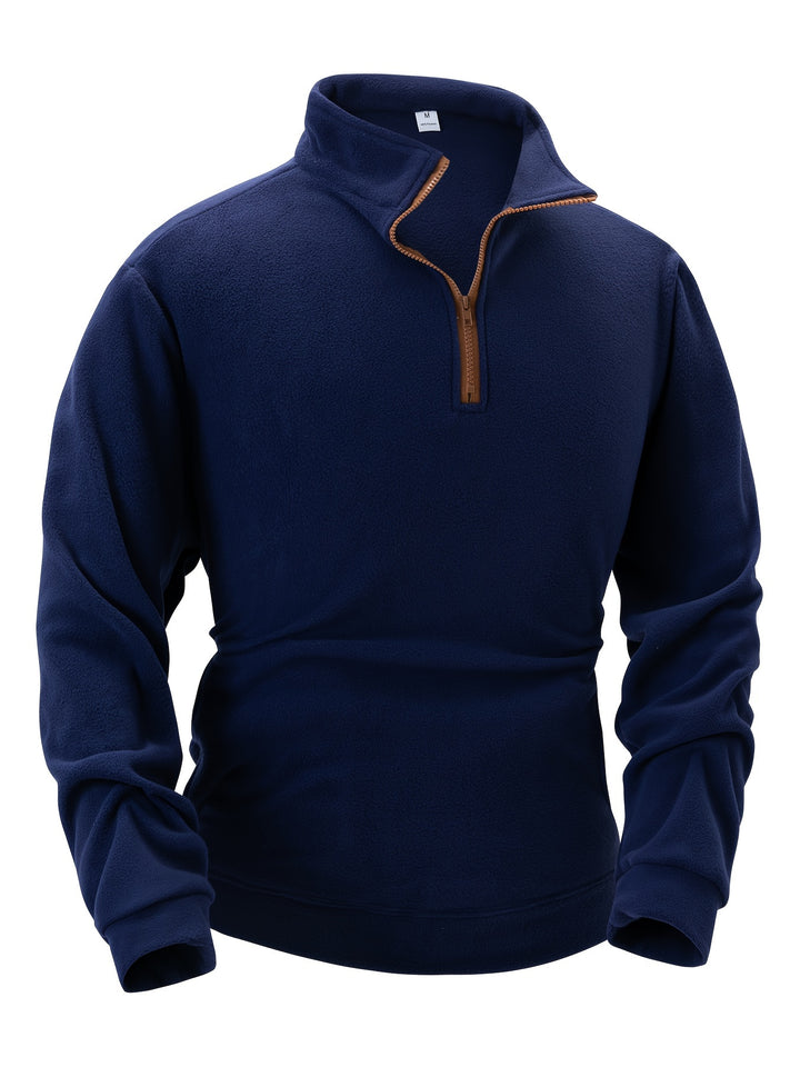 Hollis | Half-Zip Stand-Collar Pullover