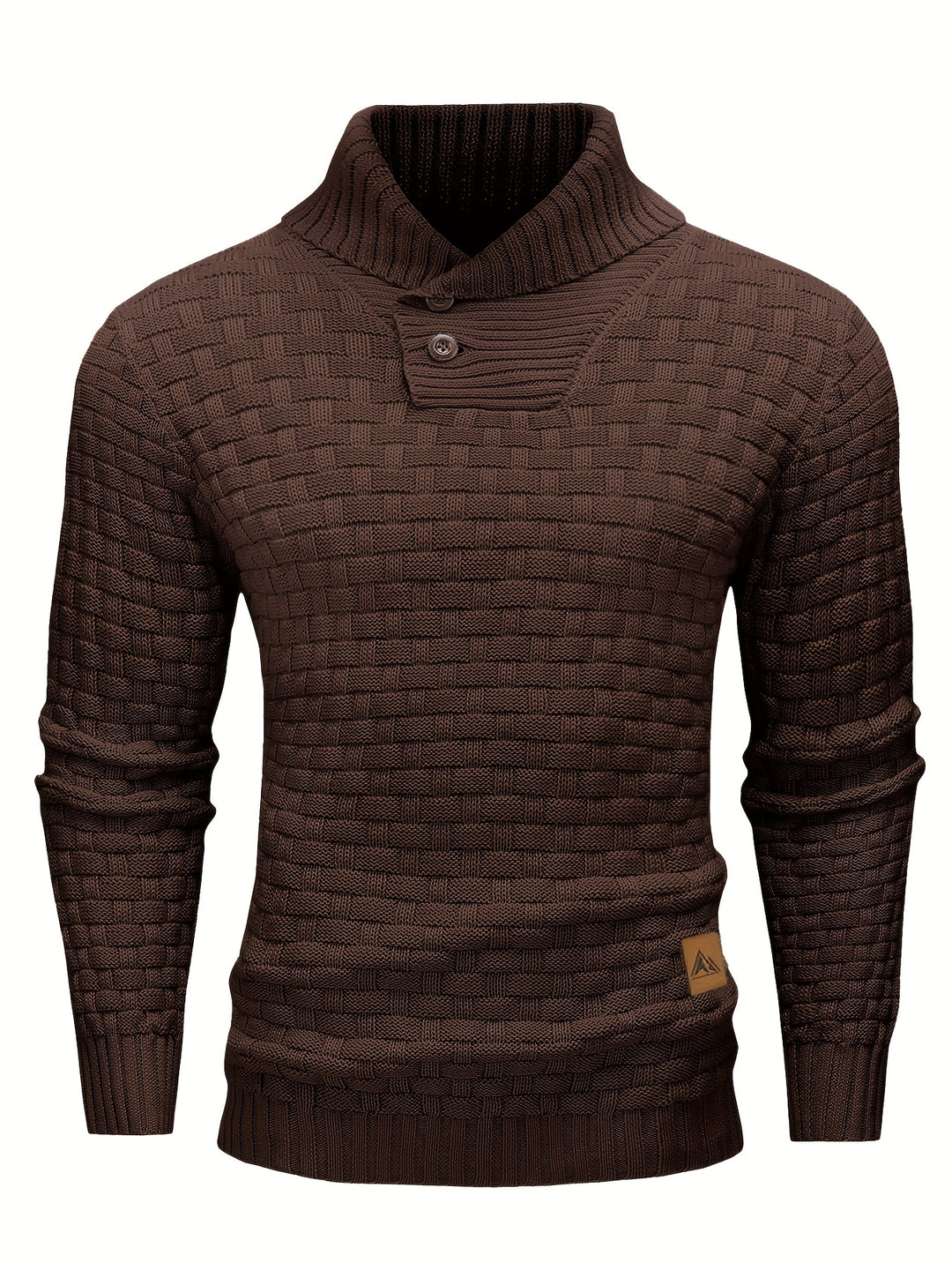 Barrett | Textured Shawl-Collar Jumper