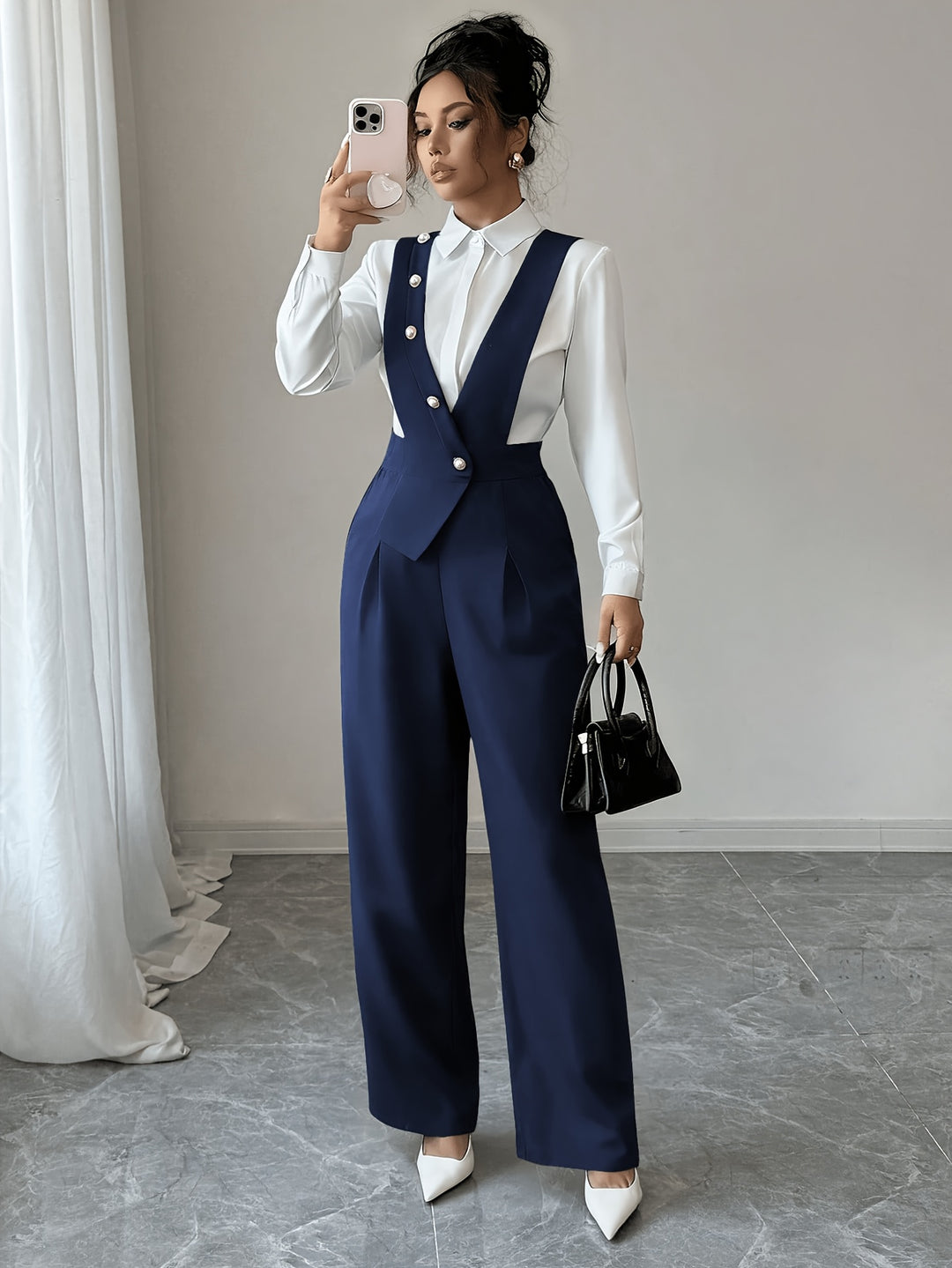 Tamsin | Tailored Wide-Leg Jumpsuit