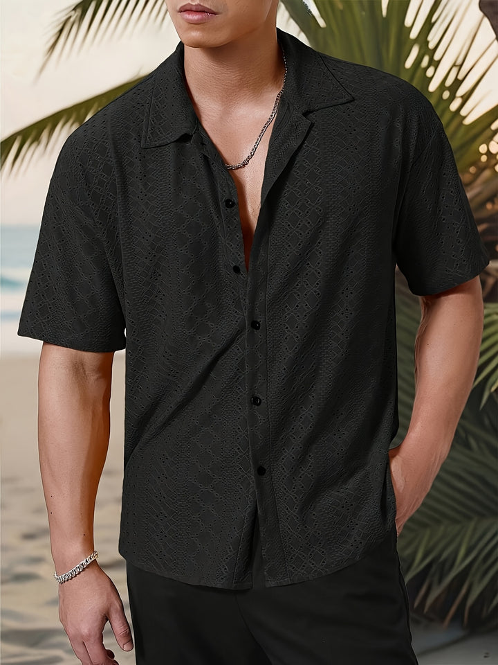 Rhett | Textured Short-Sleeve Casual Shirt