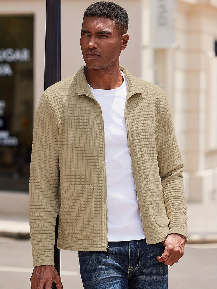 Tobias | Textured Zip-Up Jacket