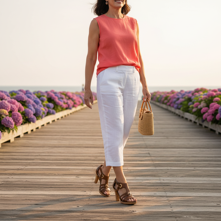 Carla | Block Heel Ankle Strap Sandals