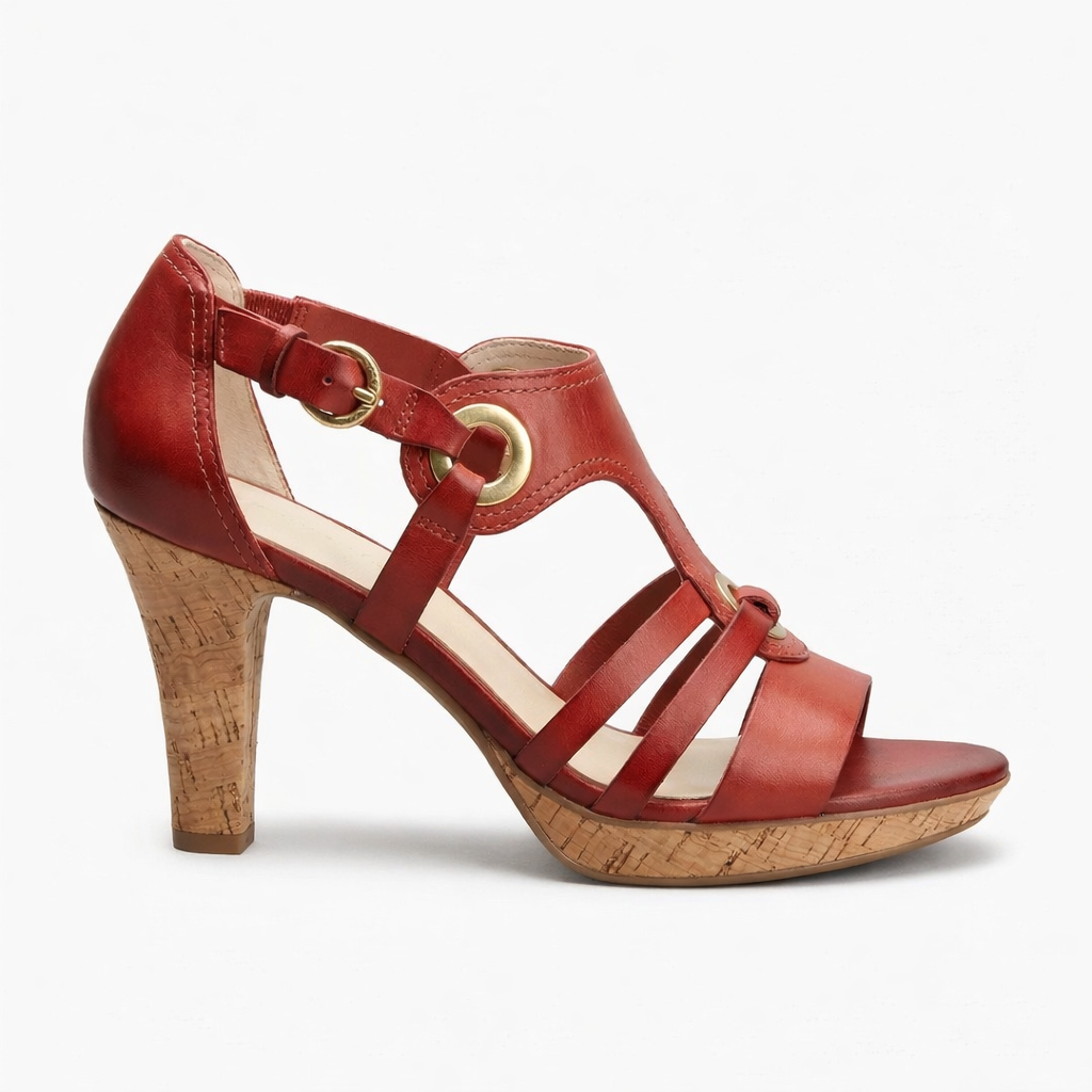 Carla | Block Heel Ankle Strap Sandals