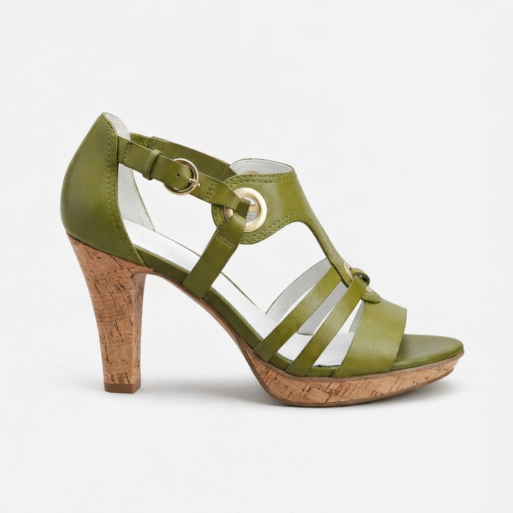 Carla | Block Heel Ankle Strap Sandals