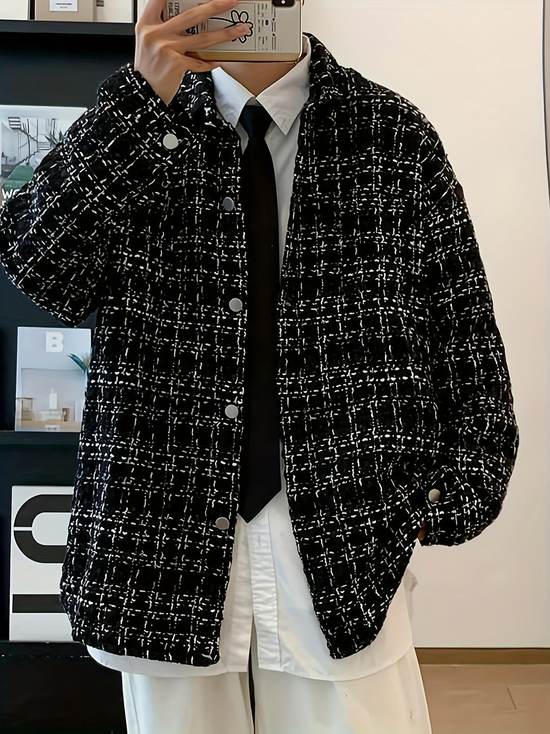Sawyer | Textured Check Overshirt