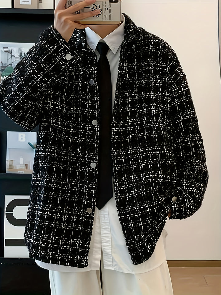 Sawyer | Textured Check Overshirt