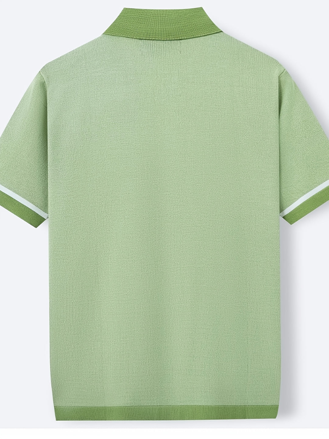 Malcolm | Retro Striped Short-Sleeve Polo Shirt
