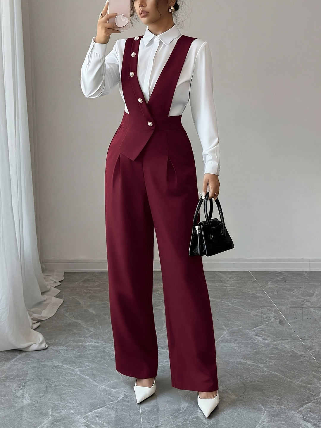 Tamsin | Tailored Wide-Leg Jumpsuit