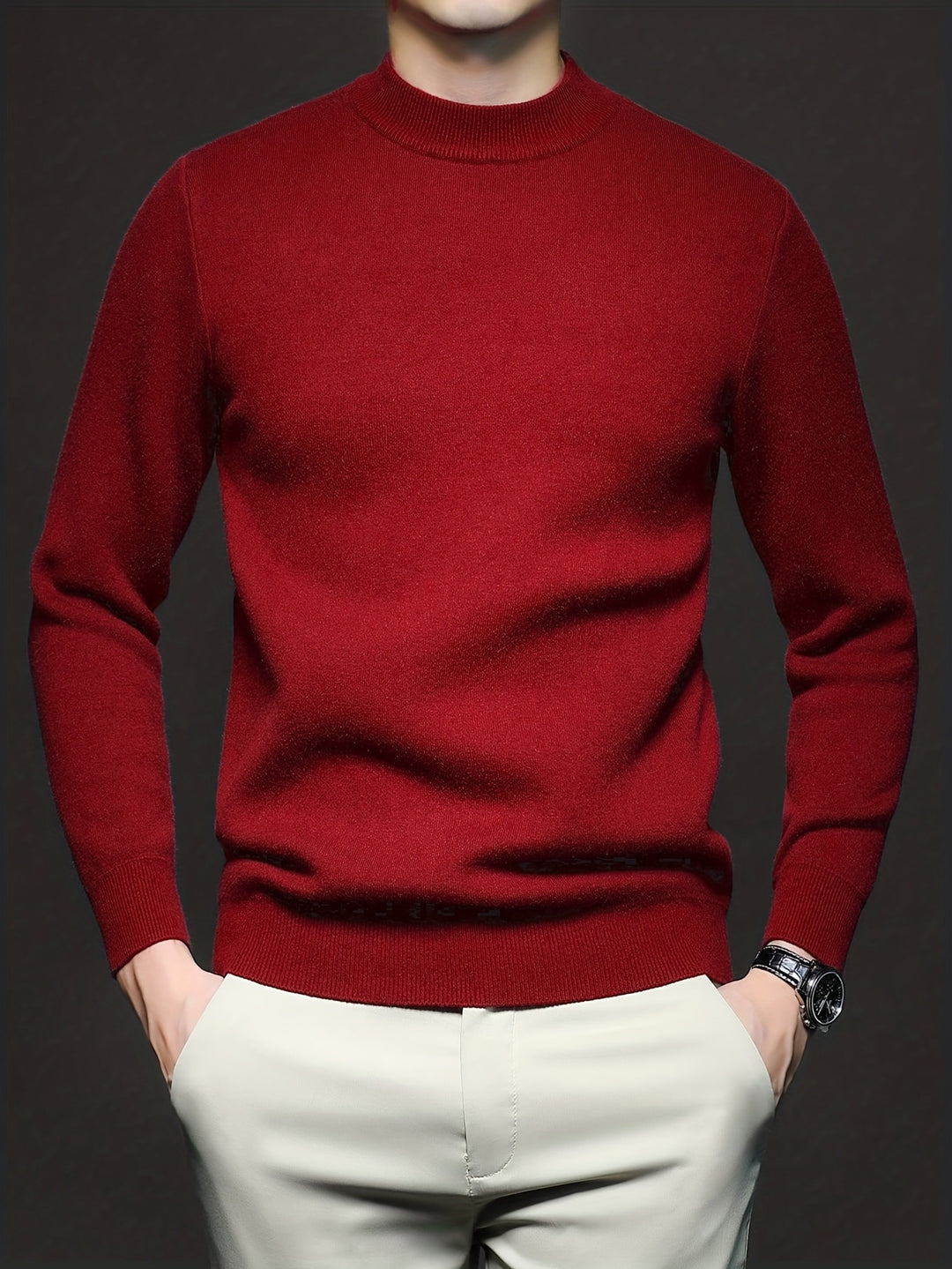 Tobias | Refined High-Neck Sweater