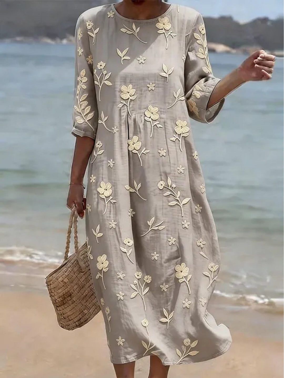 Simone | Elegant Ruffle Wrap Dress
