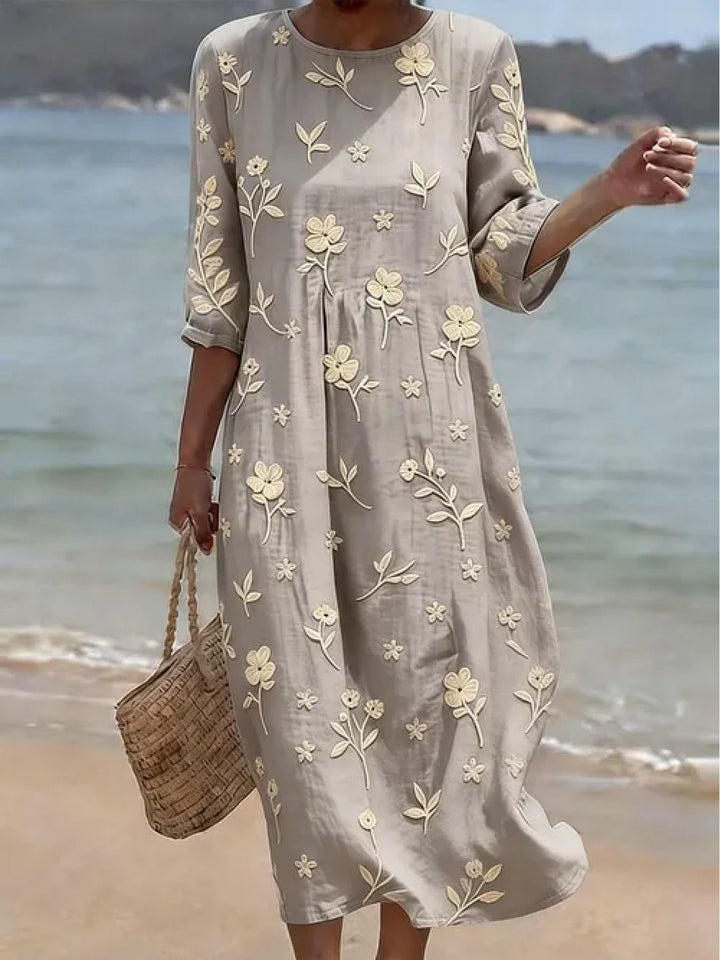 Simone | Elegant Ruffle Wrap Dress