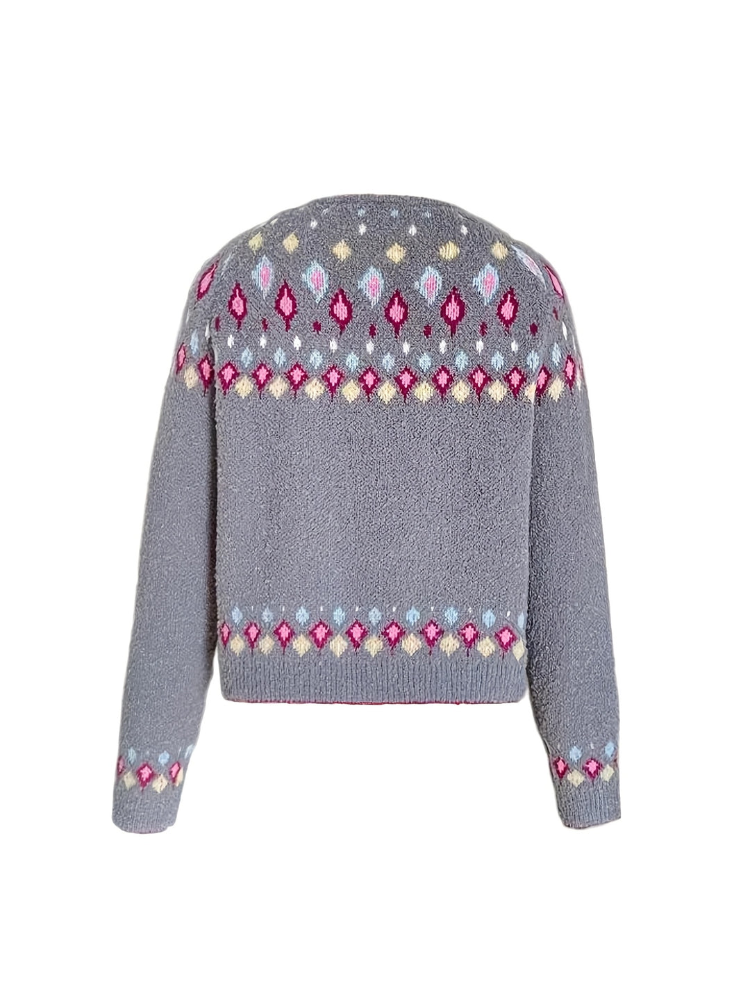 Maribel | Fair Isle Knit Cardigan