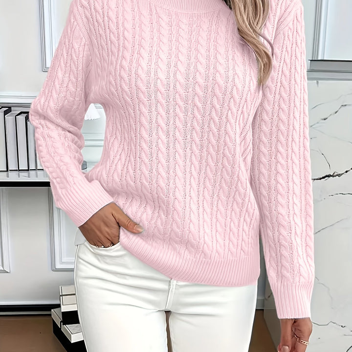 Lorelei | Cable-Knit Round Neck Sweater