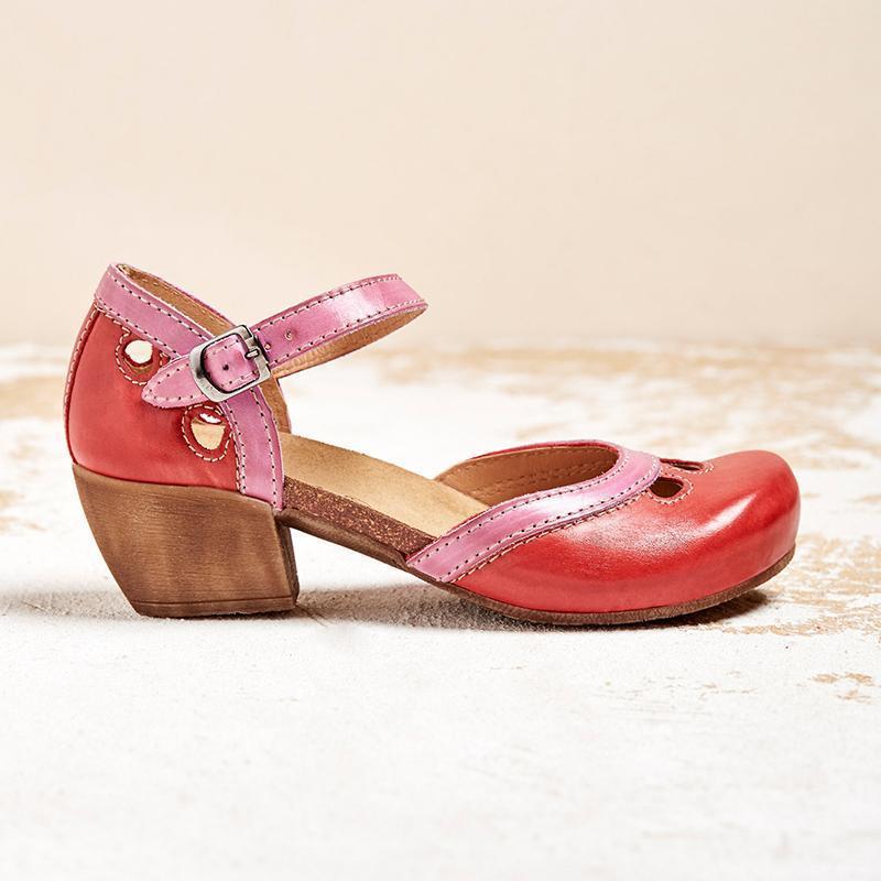 Priscilla | Elegant Comfort T-Strap Sandals