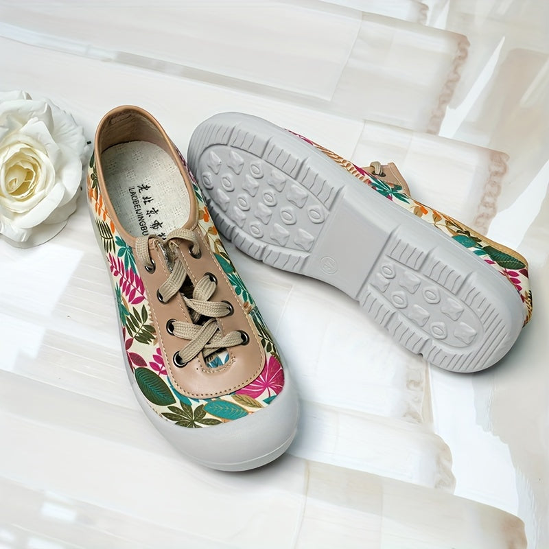 Marielle | Botanical Print Sneakers