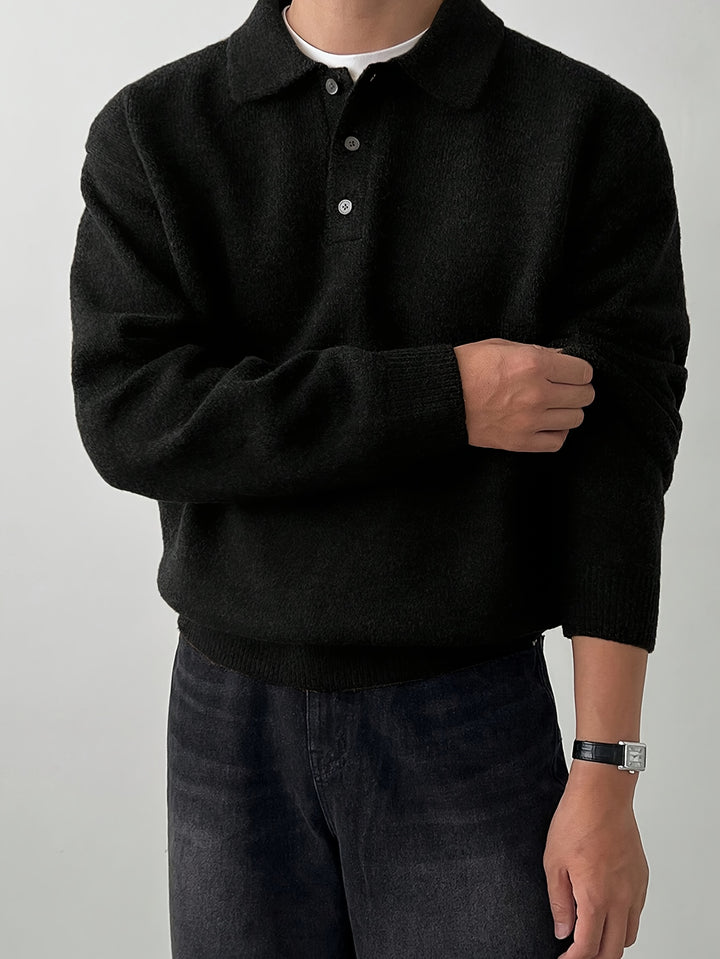 Reid | Polo Collar Knit Jumper