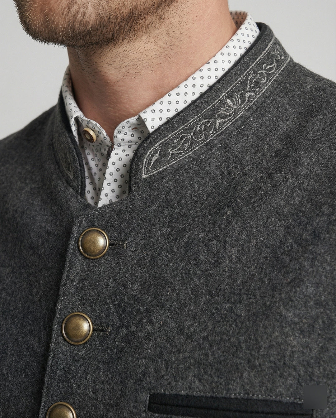 Conrad | Traditional Stand-Collar Waistcoat