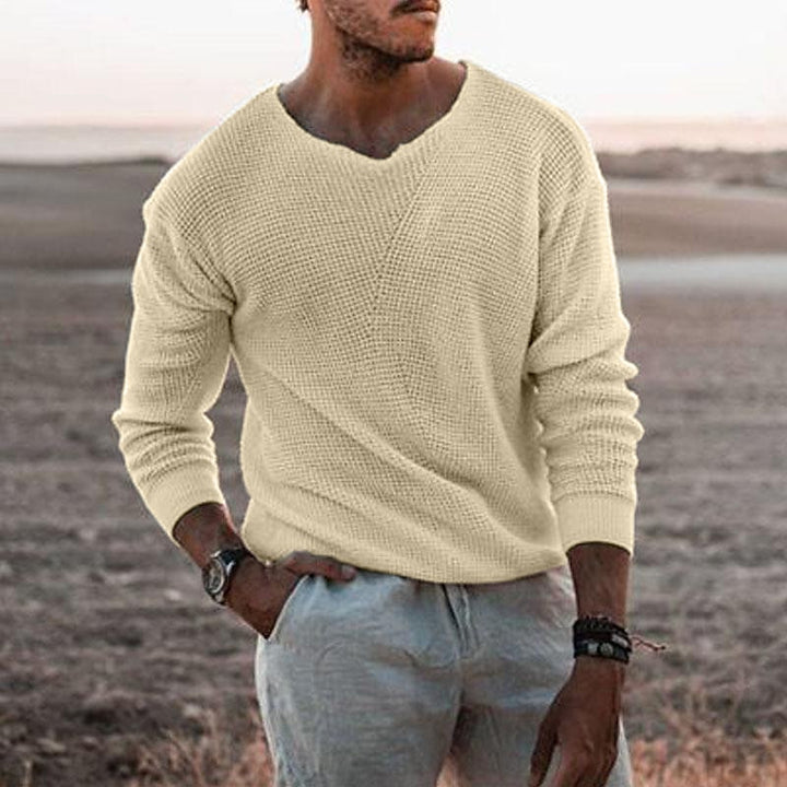 Rhys | Relaxed V-Neck Jumper