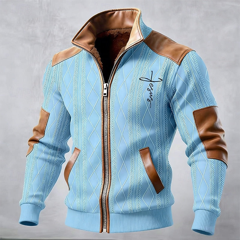 Barrett | Textured Stand-Collar Jacket