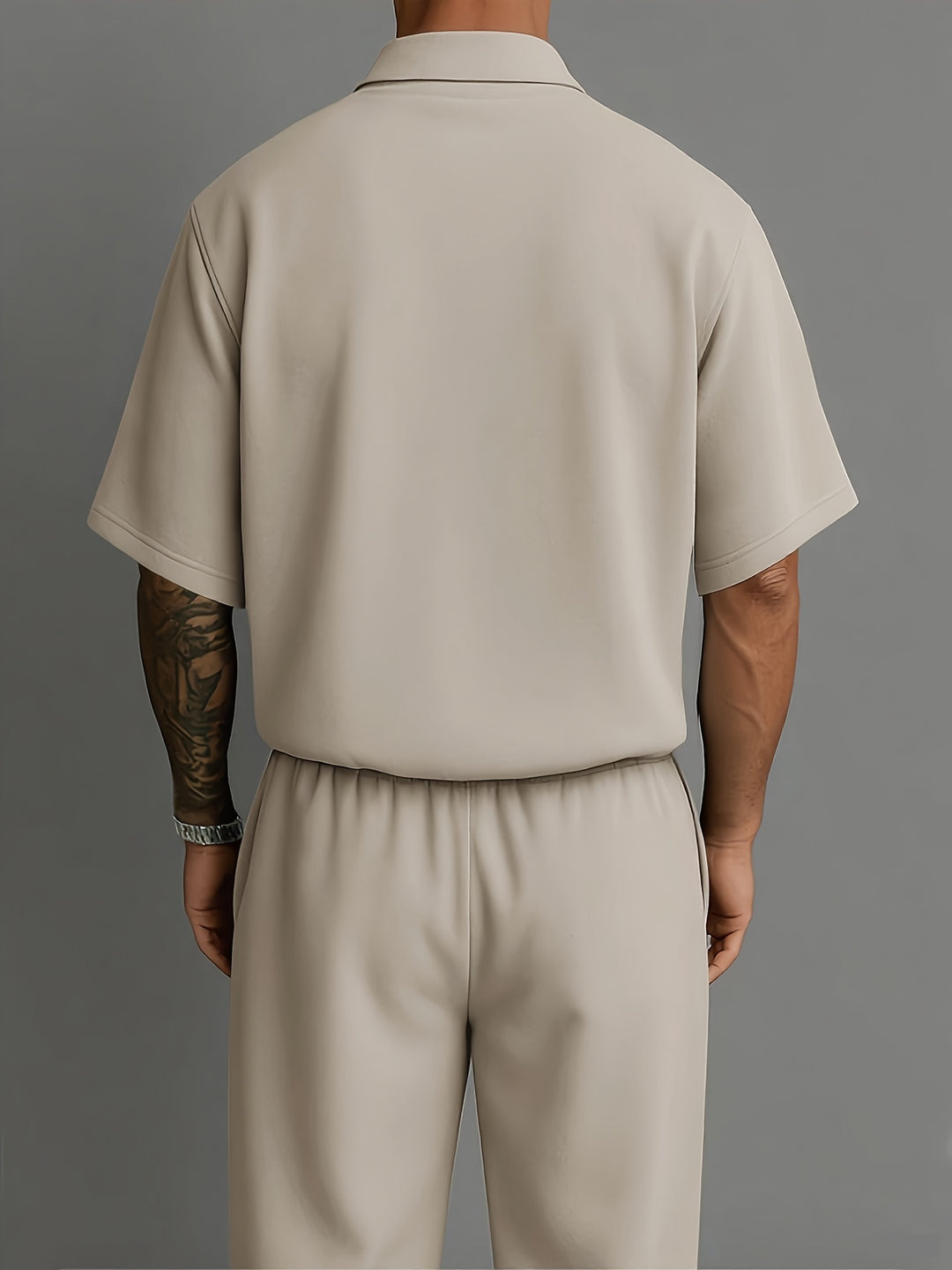 Rhett | Refined Short-Sleeve Two-Piece Set