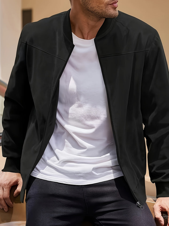 Bradley | Refined Lightweight Zip-Up Jacket