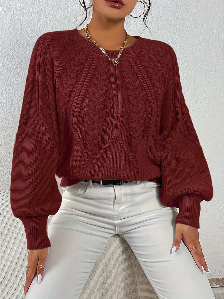 Ophelia | Relaxed Cable-Knit Sweater