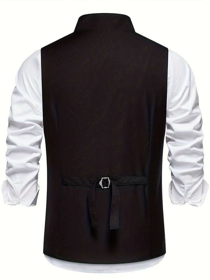 Wallace | Slant-Button Tailored Waistcoat