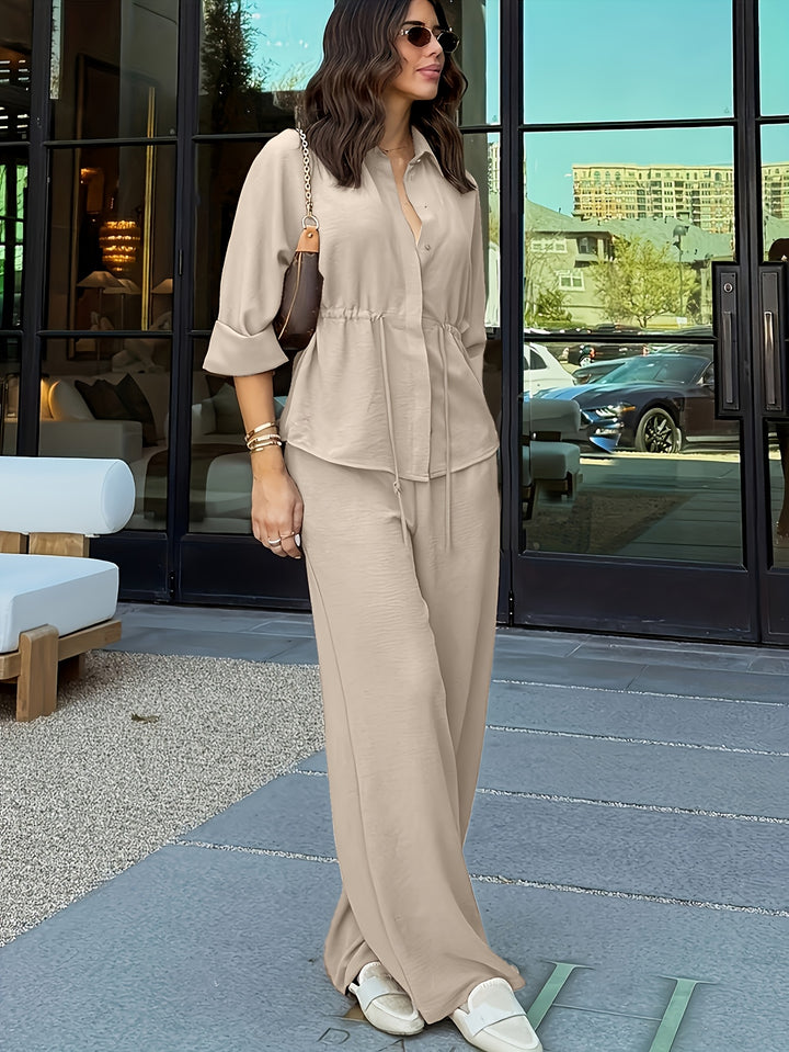 Miriam | Relaxed Drawstring Two-Piece Set