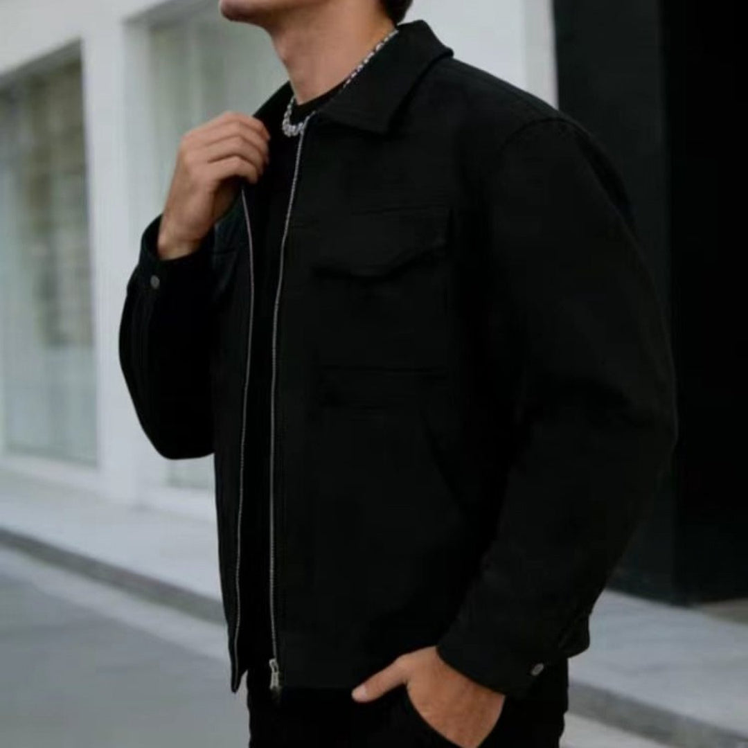 Alaric | Collared Utility Jacket