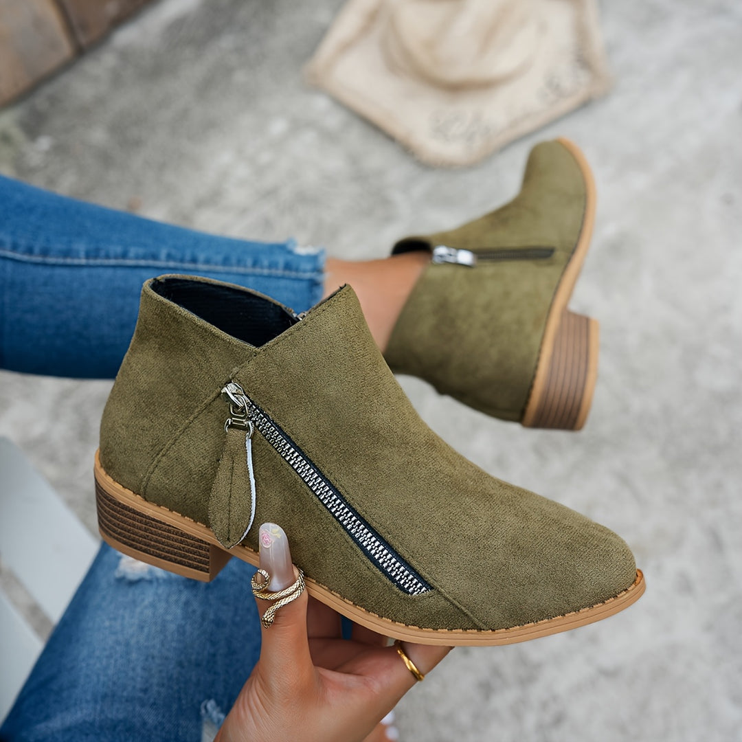 Winifred | Timeless Side-Zip Ankle Boots