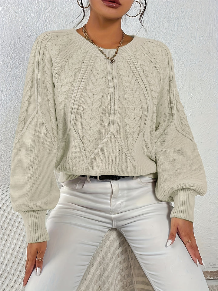 Ophelia | Relaxed Cable-Knit Sweater