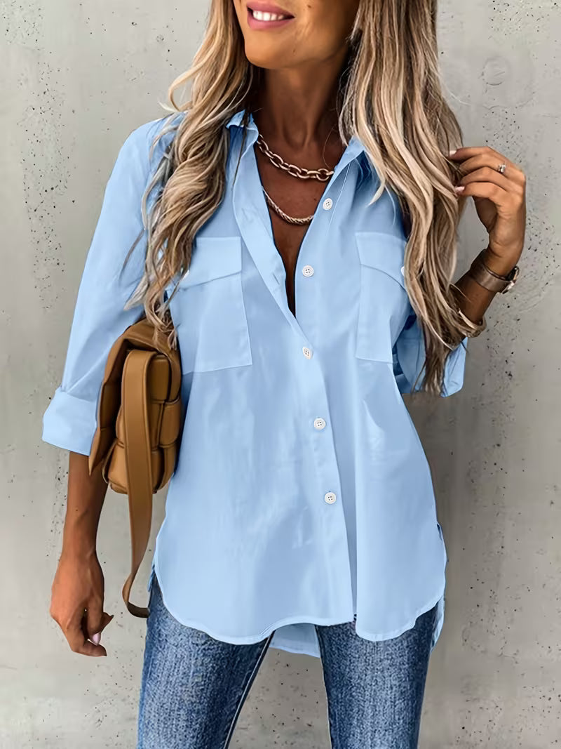Harper | Classic Button-Up Long Sleeve Shirt