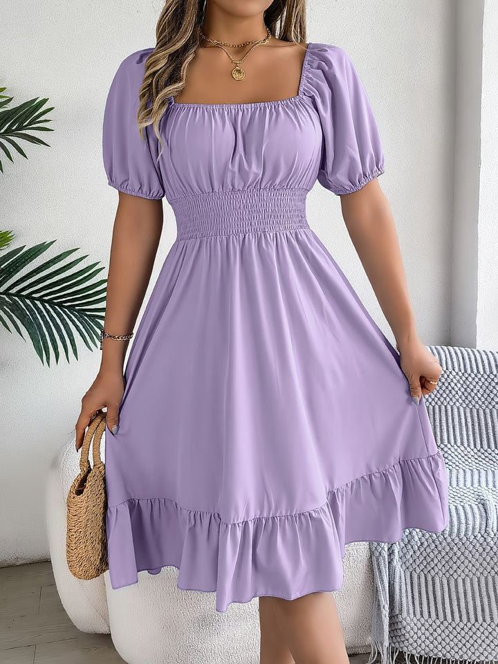 Mariselle | Stylish Puff Sleeves Dress