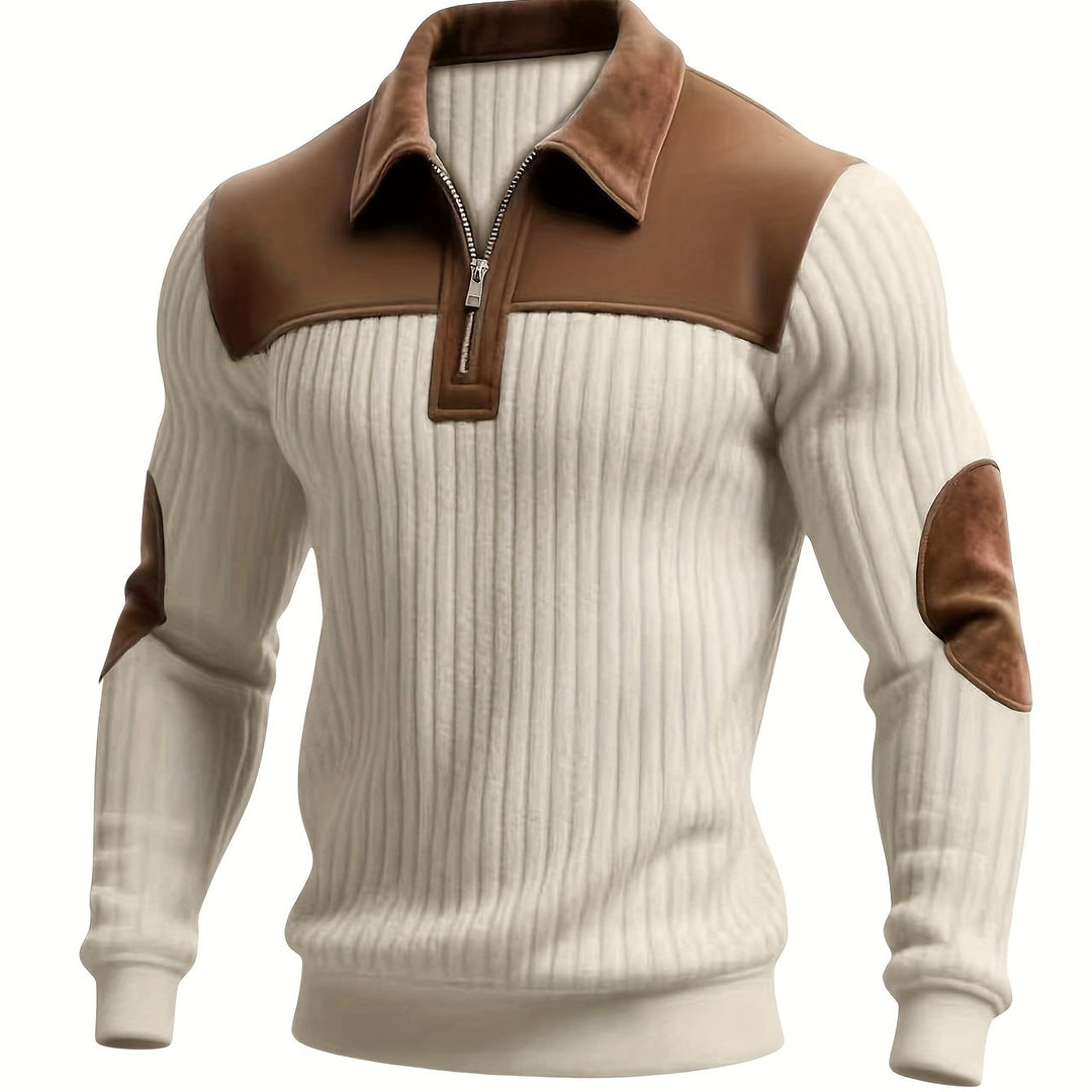 Barrett | Refined Zip-Neck Pullover