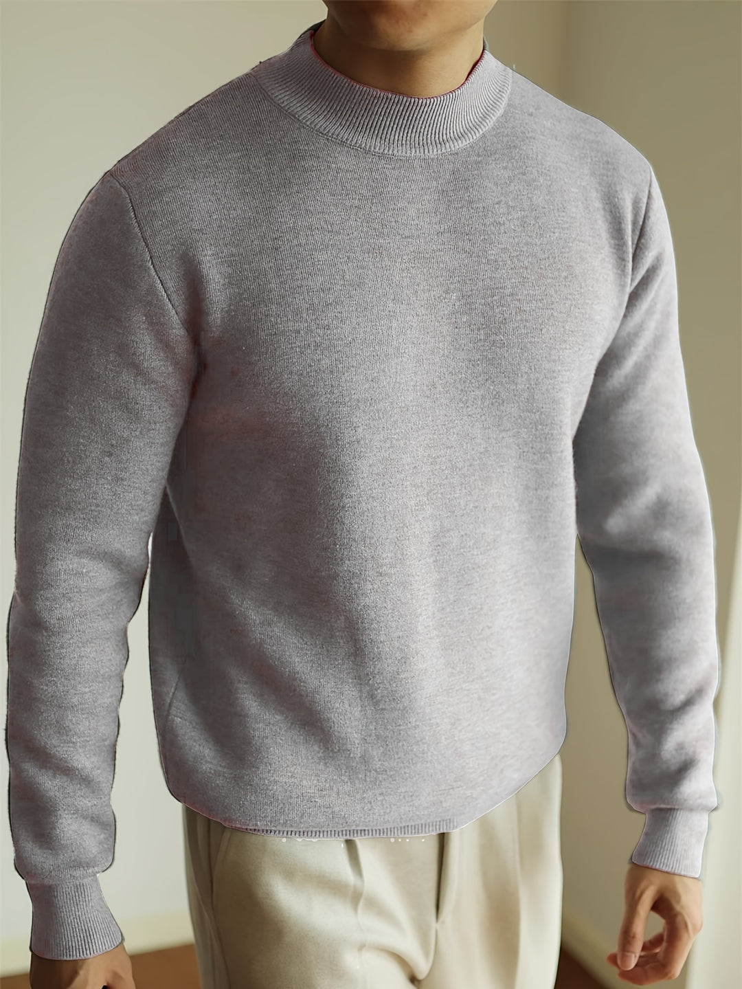 Tobias | Refined High-Neck Sweater