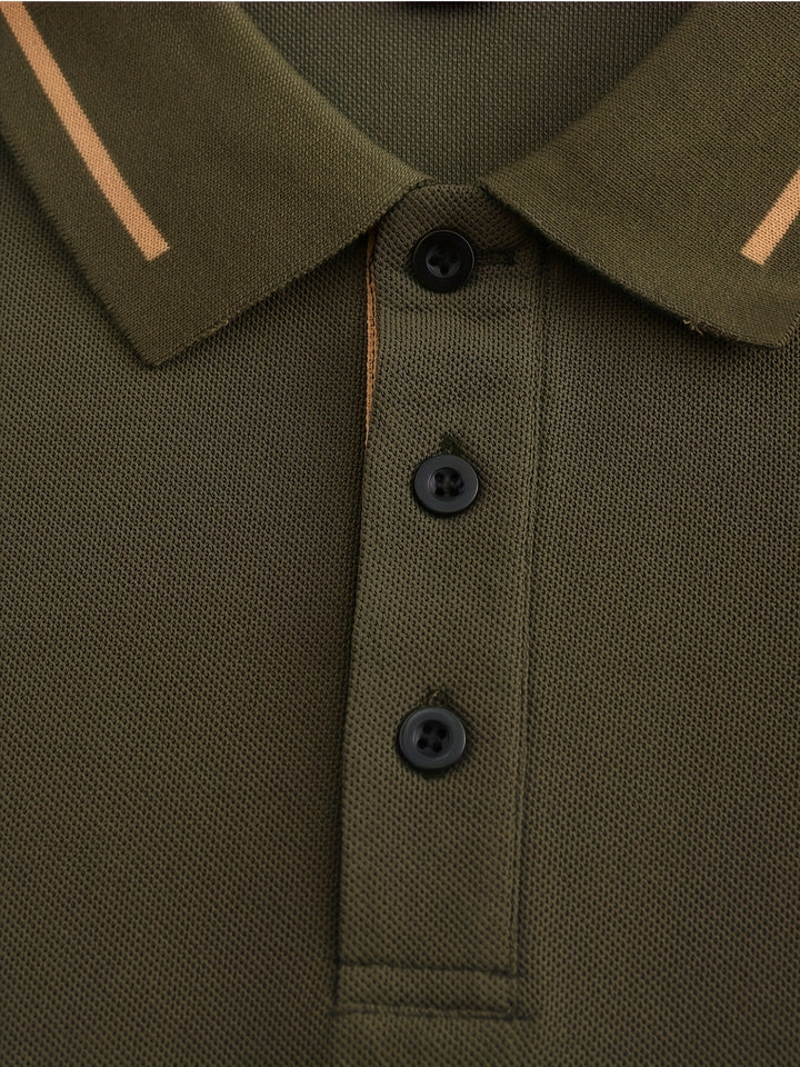 Reginald | Refined Long-Sleeve Polo Shirt