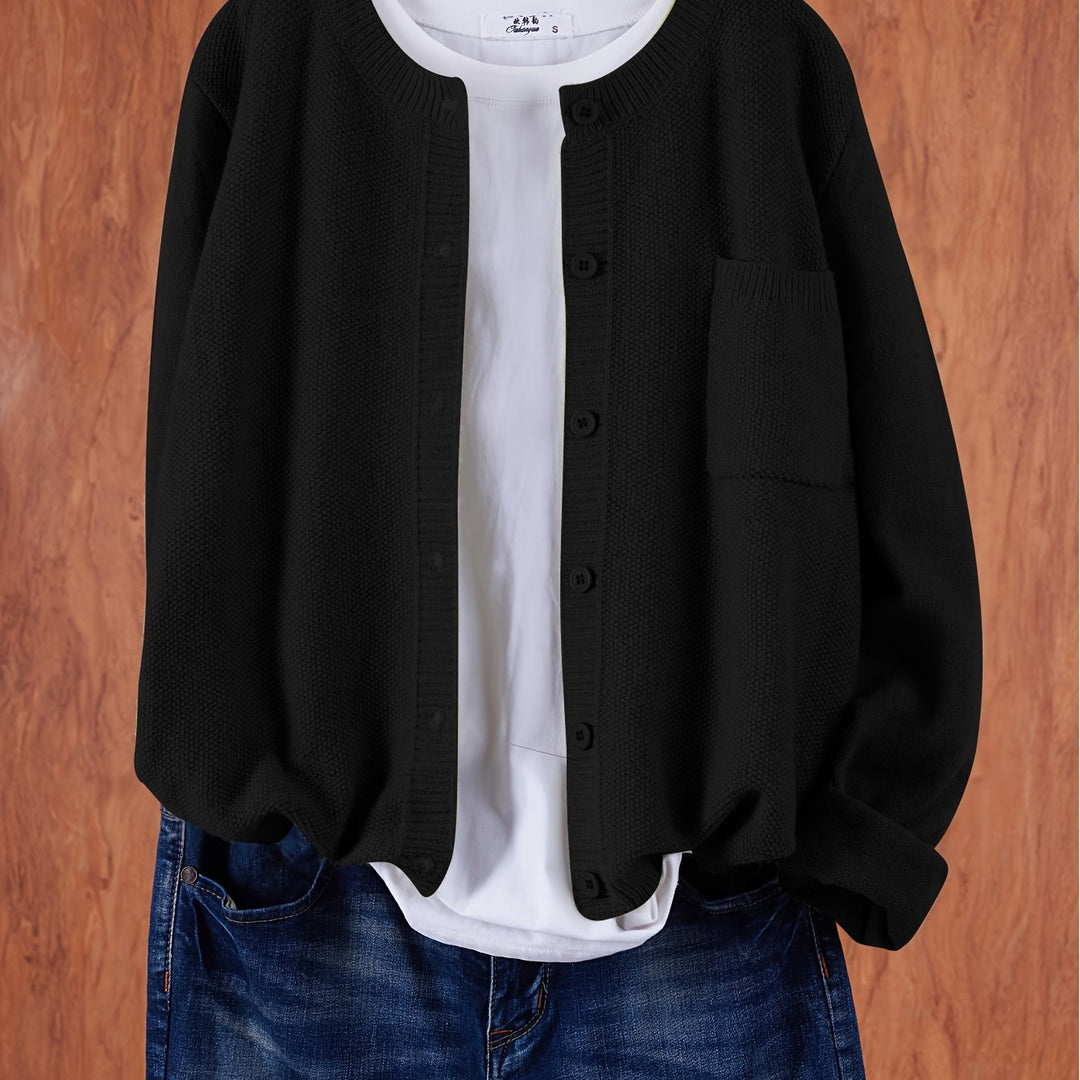 Tamsin | Relaxed Button-Front Cardigan