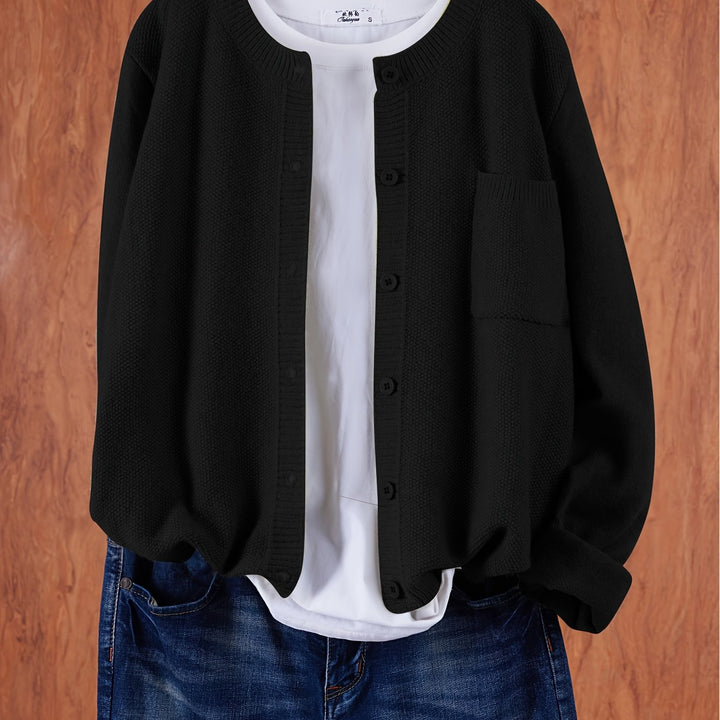 Tamsin | Relaxed Button-Front Cardigan