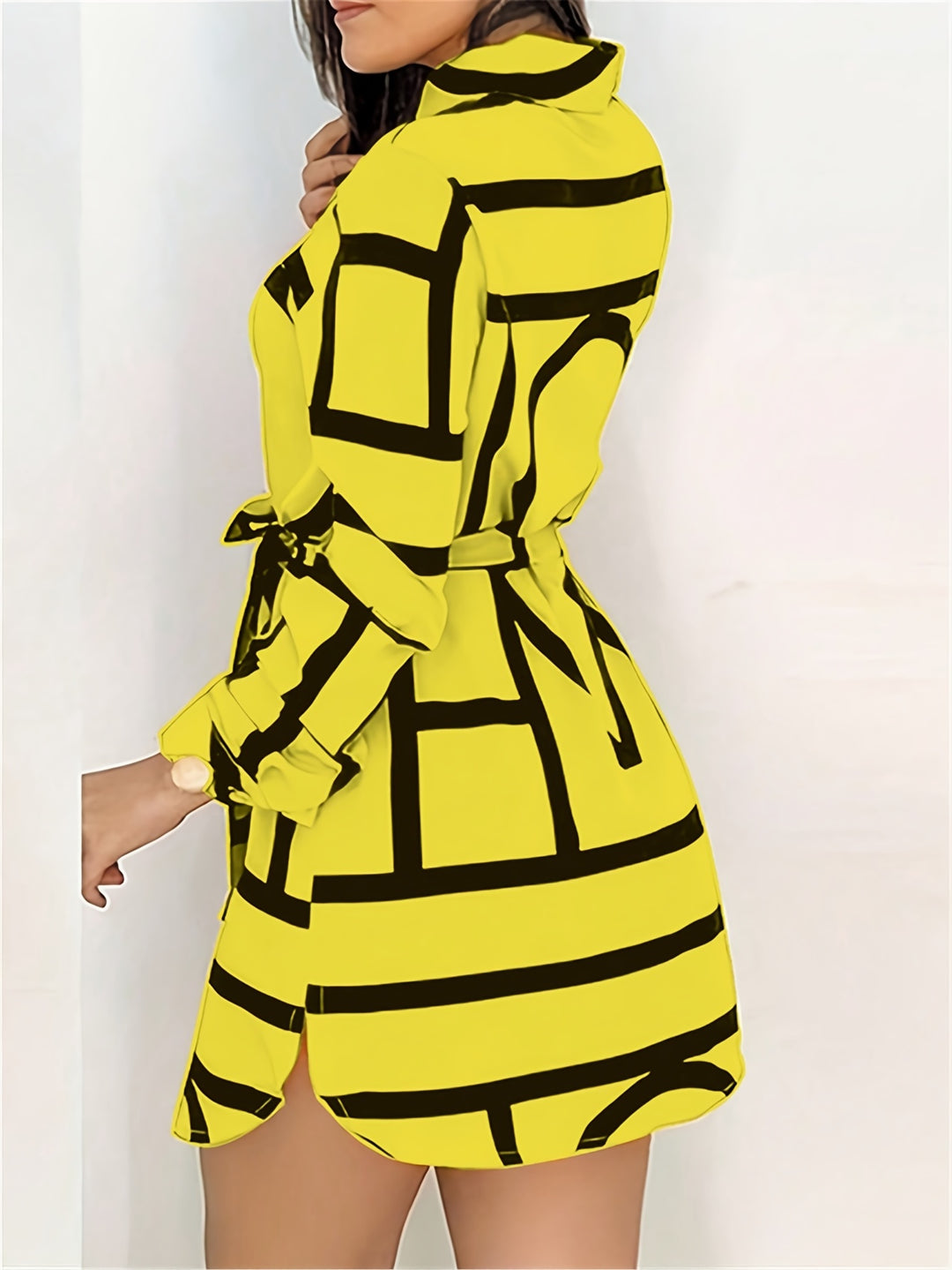 Lorena | Belted Statement Shirt Dress