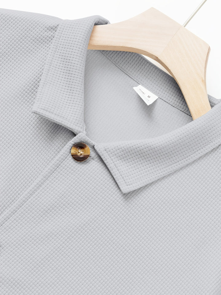 Clifford | Textured Button-Up Overshirt